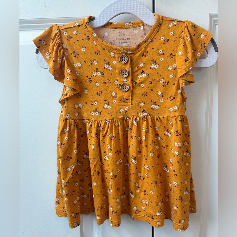 Posh Peanut Halsey Peplum Top Size 18-24 Months